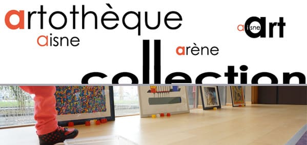 Artothèque de l'Aisne bandeau newsletter
