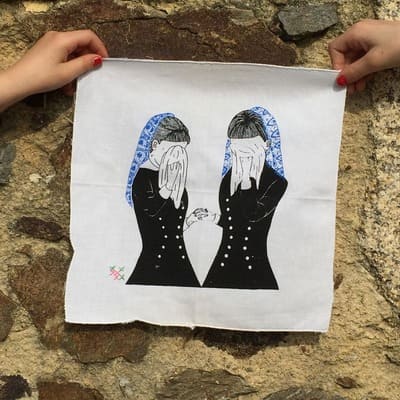 Artotheque de l'aisne newsletter __ LES PLEUREUSES 2 -JACQUOT FAUSTINE