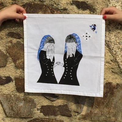 Artotheque de l'aisne newsletter __ LES PLEUREUSES 3 -JACQUOT FAUSTINE